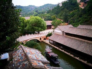 江南水乡古村风景如画