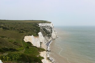英国白垩断崖海岸风光