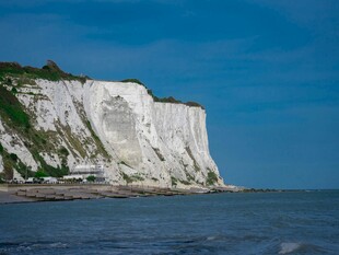 英国多佛白崖海岸风光