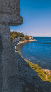 海岸石景 碧海蓝天风光