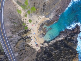 海岸公路美景俯瞰