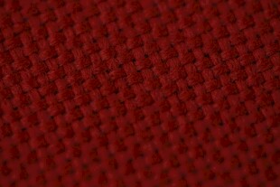 深红色针织纹理面料