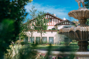 欧式庭院景观与喷泉建筑