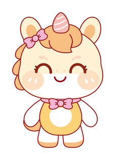 幸运的独角兽形象