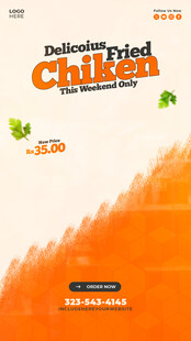 美味鸡肉产品宣传海报