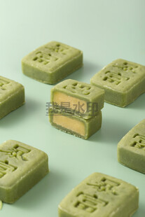 平安暴富绿豆茶糕
