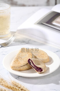 全麦紫薯芋泥饼