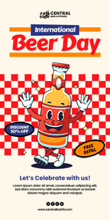 欢乐啤酒日海报