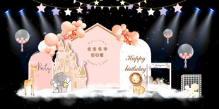 生日舞台背景