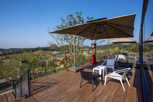 户外露台休闲场景