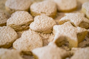 星星形状糖粉饼干