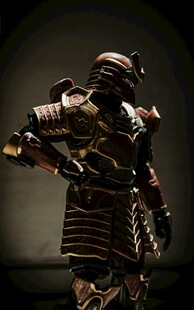 古代武士铠甲造型展示