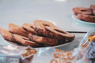 美味切片面包诱人呈现