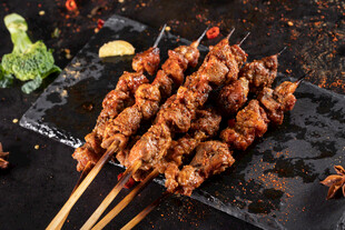 美味羊肉串诱人呈现