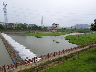 乡村水畔风景