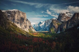 壮丽山谷自然风光美景
