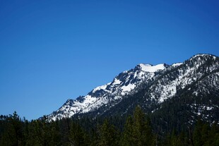 雪山森林美景