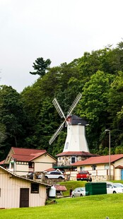 乡村风车景观