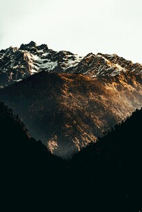 壮丽雪山景观