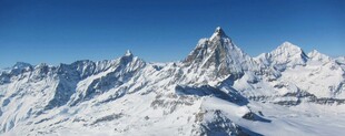 马特洪峰壮丽雪山景观