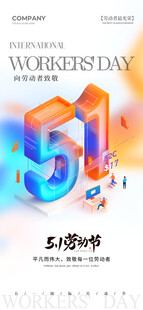 劳动节海报