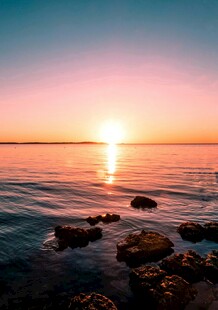 海边日落美景