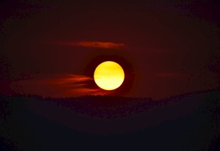 夕阳西下美景