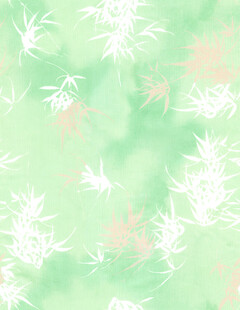 清新水墨风竹叶背景图