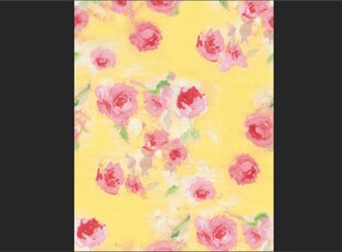 黄色花卉图案背景图