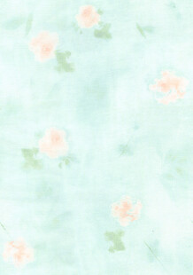 扎染淡绿色花卉水彩背景图