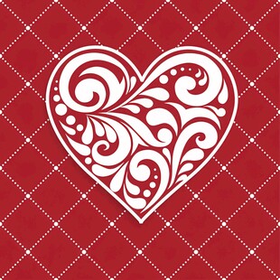 心形花纹图案设计