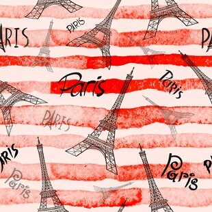 巴黎风情条纹背景图案
