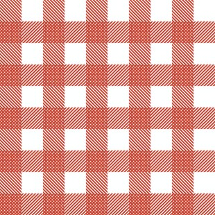 红白格子图案背景纹理