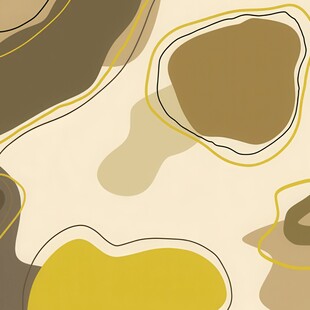 抽象几何色块艺术图案