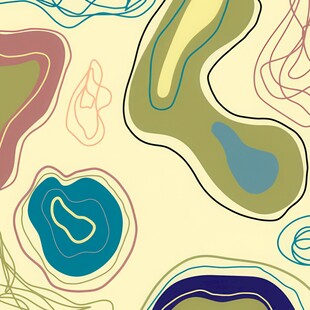 抽象多彩几何图案背景