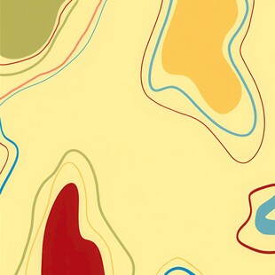 抽象多彩几何图案背景图