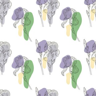 多彩抽象动物图案背景