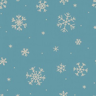 浅蓝色背景雪花图案