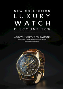 奢华手表五折优惠促销
