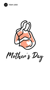 母亲节图标设计