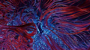梦幻炫彩抽象纹理图案