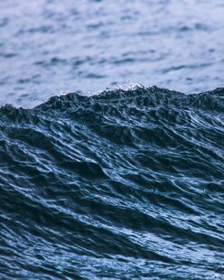 汹涌海浪特写
