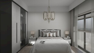 现代简约风格卧室空间