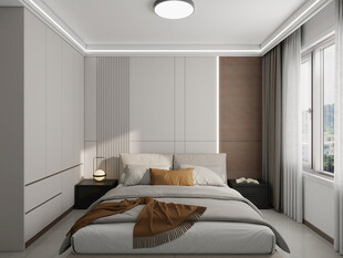 现代简约风格卧室空间