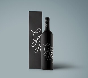 葡萄酒瓶包装样机