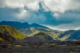壮丽山景与天空奇观