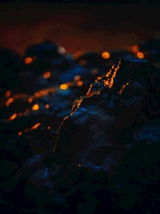 火山熔岩景观