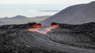 火山熔岩景观
