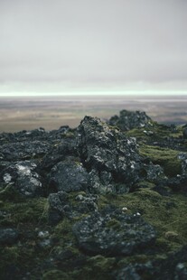 荒凉岩石地貌景观