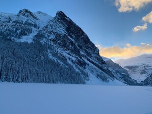 雪山雪景壮丽自然风光